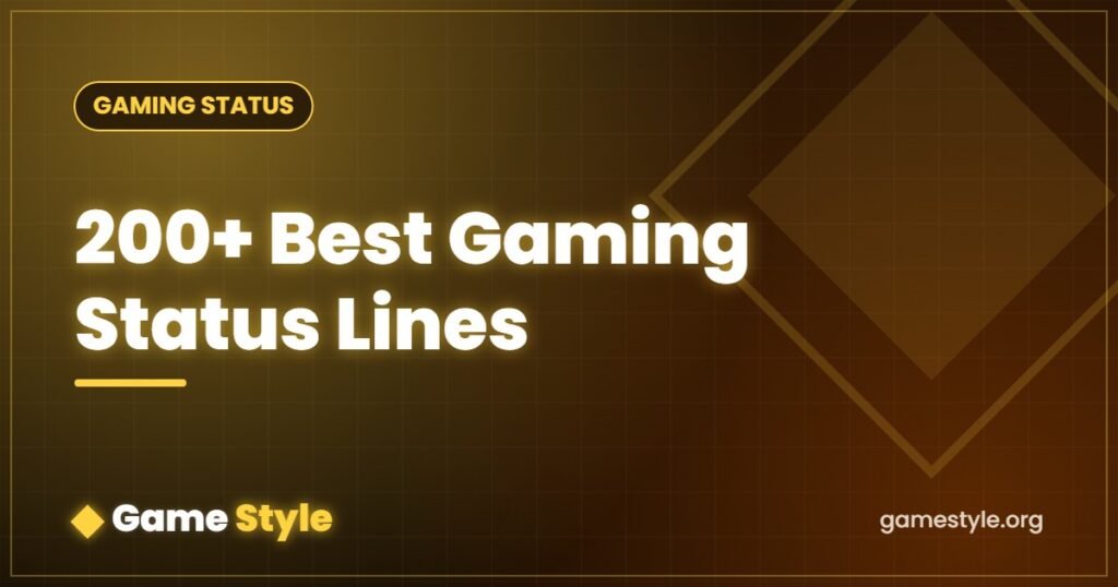 200+ Best Gaming Status for WhatsApp & Instagram (2026)